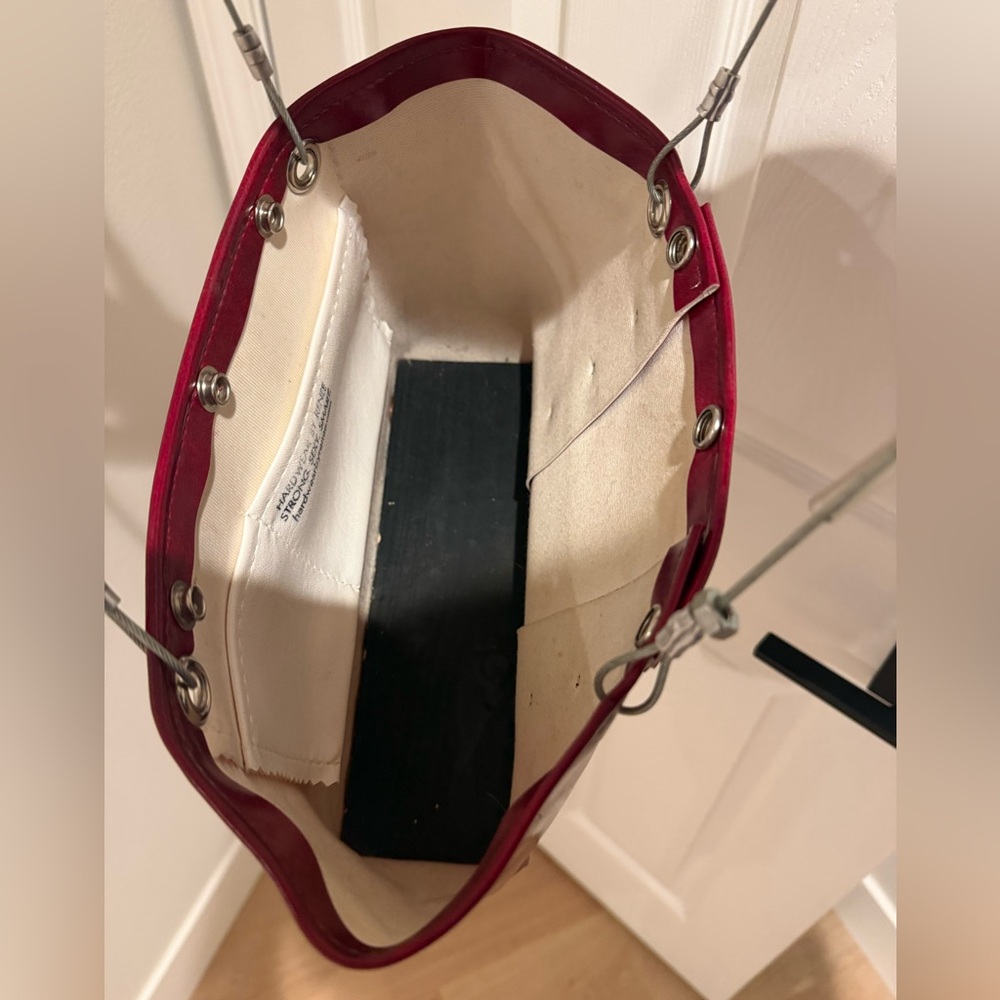 Hardware by Renee White Tote Handbag Recycled Materials - Picture 5 of 8